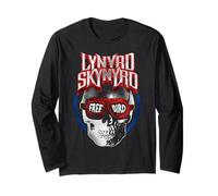 Lynyrd Skynyrd Freebird Crâne Lunettes Vintage Festival Biker Manche Longue