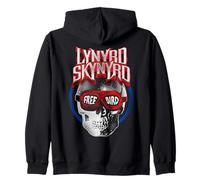 Lynyrd Skynyrd Freebird Crâne Lunettes Vintage Festival Biker Sweat à Capuche
