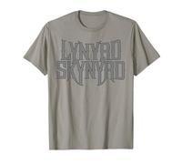 Lynyrd Skynyrd Gray Logo Southern Country Classic Band Rock T-Shirt