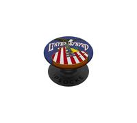 Lynyrd Skynyrd Guitare Eagle Retro 1970s Classic Rock Drapeau US PopSockets PopGrip Adhésif