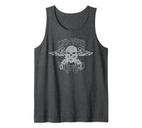 Lynyrd Skynyrd Guns Skull Wings Classic Rock Retro Biker des années 70 Débardeur