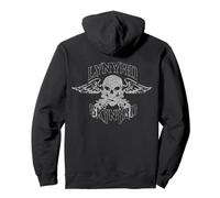 Lynyrd Skynyrd Guns Skull Wings Classic Rock Retro Biker des années 70 Sweat à Capuche