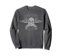 Lynyrd Skynyrd Guns Skull Wings Classic Rock Retro Biker des années 70 Sweatshirt