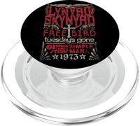 Lynyrd Skynyrd Hits Free Bird Simple Man Gimme Gig Rock des années 70 PopSockets PopGrip pour MagSafe