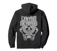 Lynyrd Skynyrd Home Sweet Alabama Guitare Eagle Drapeau US Rétro Sweat à Capuche