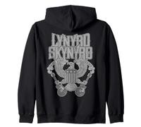 Lynyrd Skynyrd Home Sweet Alabama Guitare Eagle Drapeau US Rétro Sweat à Capuche