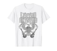 Lynyrd Skynyrd Home Sweet Alabama Guitare Eagle Drapeau US Rétro T-Shirt