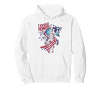 Lynyrd Skynyrd Lady Liberty Eagle Stars Stripes Drapeau US Rock Sweat à Capuche