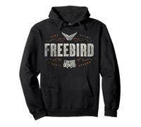 Lynyrd Skynyrd Logo Free Bird Lyrics Classic Rock 70s Retro Sweat à Capuche