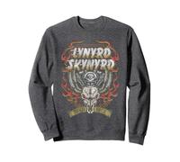 Lynyrd Skynyrd Motor Skull Classic Southern Rock Biker Band Sweatshirt