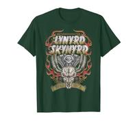 Lynyrd Skynyrd Motor Skull Classic Southern Rock Biker Band T-Shirt