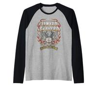 Lynyrd Skynyrd Motor Skull, Groupe de Rock sudiste Classique, Biker Manche Raglan