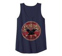 Lynyrd Skynyrd Original Southern Rock Country Vintage années 70 Débardeur, Femme, Bleu Marine, S
