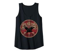 Lynyrd Skynyrd Original Southern Rock Country Vintage années 70 Débardeur, Femme, Noir, S