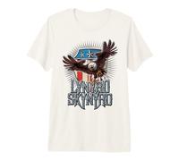 Lynyrd Skynyrd Pick Em Up Eagle Free Bird Rock Stars Stripes T-Shirt Haut de Gamme