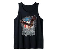 Lynyrd Skynyrd Pick Em Up Eagle Free Bird Stars Stripes Rock Débardeur
