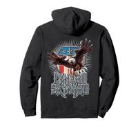 Lynyrd Skynyrd Pick Em Up Eagle Free Bird Stars Stripes Rock Sweat à Capuche