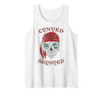 Lynyrd Skynyrd Pochoir Crâne Simple Man Rock Retro Pirate Débardeur