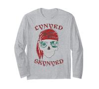 Lynyrd Skynyrd Pochoir Crâne Simple Man Rock Retro Pirate Manche Longue