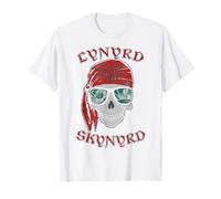 Lynyrd Skynyrd Pochoir Crâne Simple Man Rock Retro Pirate T-Shirt