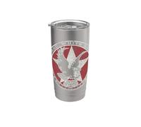 Lynyrd Skynyrd Red White and Blue Eagle Stars Retro Rock années 70 Gobelet isotherme en acier inoxydable double paroi
