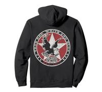 Lynyrd Skynyrd Red White and Blue Eagle Stars Retro Rock années 70 Sweat à Capuche