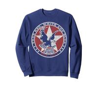 Lynyrd Skynyrd Red White and Blue Eagle Stars Retro Rock années 70 Sweatshirt