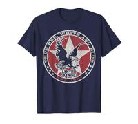Lynyrd Skynyrd Red White and Blue Eagle Stars Retro Rock années 70 T-Shirt
