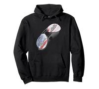 Lynyrd Skynyrd Right On Stars Stripes Shades USA Flag Rock Sweat à Capuche