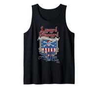 Lynyrd Skynyrd Simple Man Cruise Drapeau américain Pirate Rock Classique Débardeur
