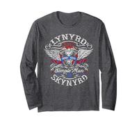 Lynyrd Skynyrd Simple Man Southern Rock N Roll Biker Vintage Manche Longue