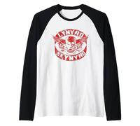 Lynyrd Skynyrd Skull Logo années 70 Retro Rock Biker Artwork Cadeaux Manche Raglan