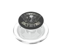 Lynyrd Skynyrd Skull Wings Silver Redneck Rock Biker Vintage PopSockets PopGrip pour MagSafe