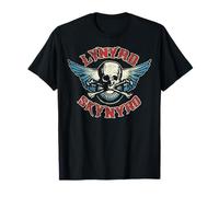 Lynyrd Skynyrd Skull Wings Vintage Rock Biker Festival années 70 T-Shirt