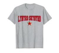 Lynyrd Skynyrd Star Logo Baseball Fan de Sport Southern States T-Shirt