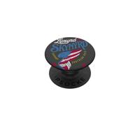 Lynyrd Skynyrd Support Southern Rock Wing Drapeau Étoiles Rayures PopSockets PopGrip Adhésif