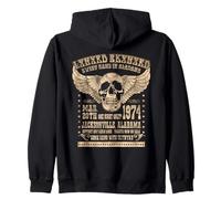 Lynyrd Skynyrd Sweet Home Alabama 74 Rock Festival, motard des années 70 Sweat à Capuche