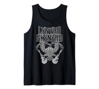 Lynyrd Skynyrd Sweet Home Alabama Guitare Eagle Drapeau US Rétro Débardeur