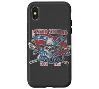 Lynyrd Skynyrd Tour 1987 Drapeau USA Vintage Southern Band Rock Coque pour iPhone X/XS