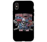 Lynyrd Skynyrd Tour 1987 Drapeau USA Vintage Southern Rock Band Coque pour iPhone X/XS