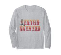 Lynyrd Skynyrd Vintage Boot Cowboy Retro Rock Logo 70s Cadeaux Manche Longue