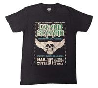 Lynyrd Skynyrd Winged Skull Pigment Dye Wash Vintage T Shirt Size S