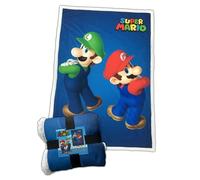 LYO FRANCE Couverture Sherpa Super Mario & Luigi