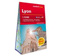 Lyon 1/15.000 (carte format poche laminée - plan de ville) - Collectif - Expressmap - Atlas / carte