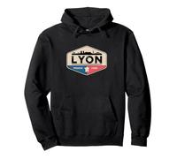 Lyon France Paysage urbain Voyage et patrimoine français Sweat à Capuche