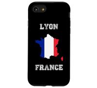 Lyon France Vintage France Drapeau Carte Coque pour iPhone SE (2020) / 7/8