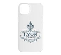 Lyon Rhône France Ornée Fleur de Lis Marine Coque pour iPhone 14 Plus