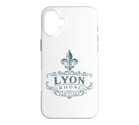 Lyon Rhône France Ornée Fleur de Lis Marine Coque pour iPhone 16 Plus
