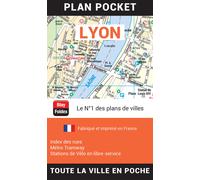 Lyon, Rhône - Plan de ville "pocket" | Blay Foldex