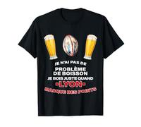 Lyon Rugby Supporter Homme Et Femme Apéro Bière Rugby LOU T-Shirt